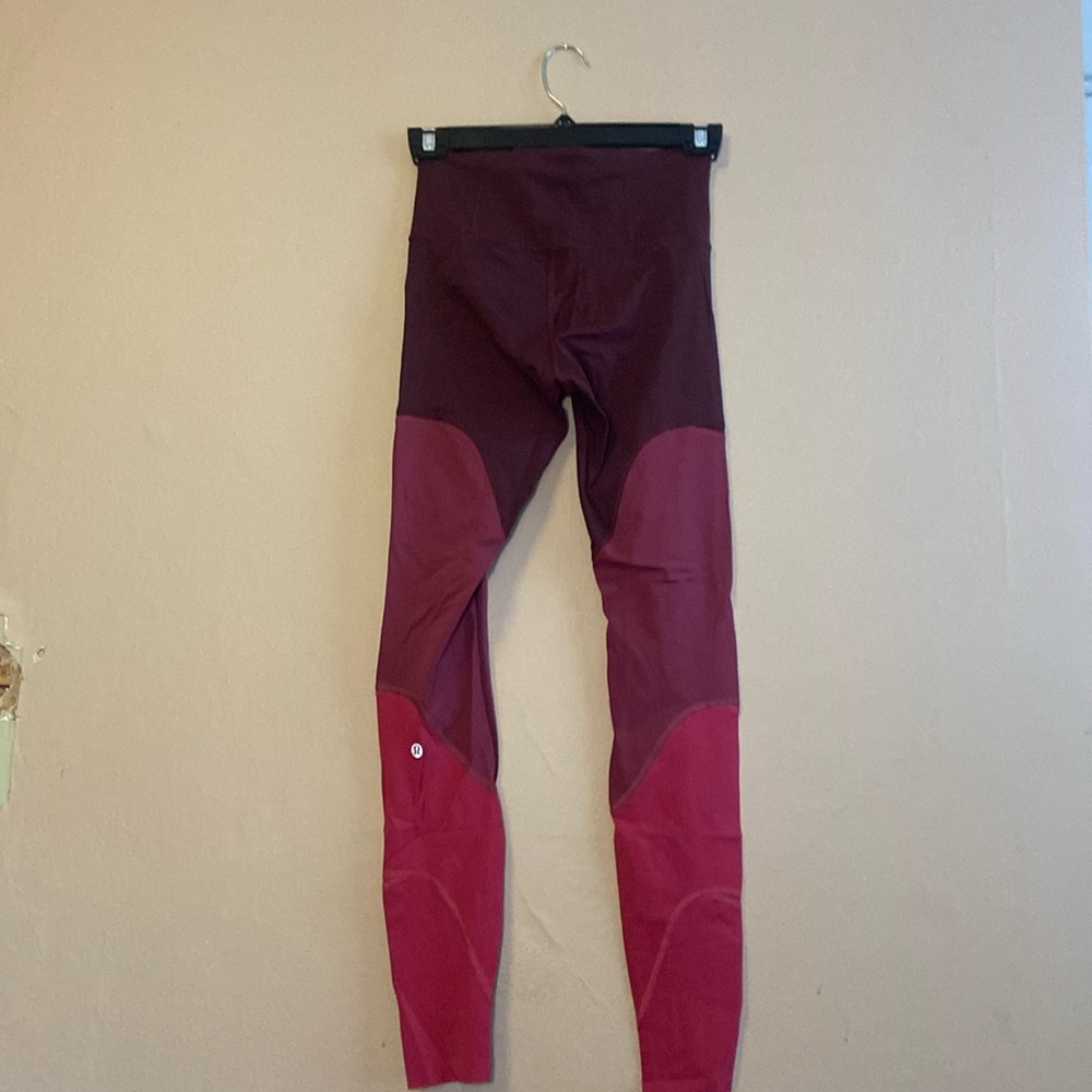 Lululemon Mauve leggings , size 4